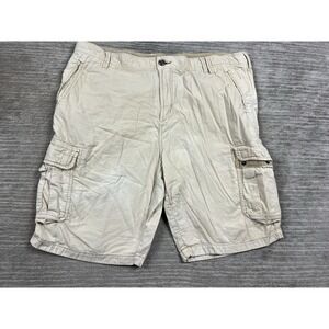 Tommy Bahama Shorts Mens 42 Beige Cargo 100% Cotton